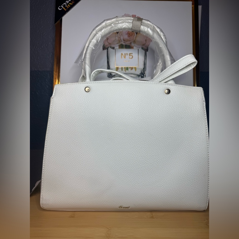 White Bow Satchel by Crossi - Picture 3 of 4